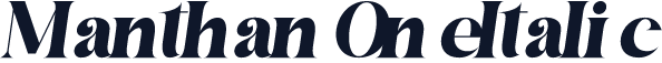 ManthanOneItalic