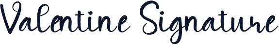 Valentine Signature