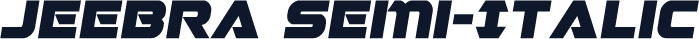 Jeebra Semi-Italic