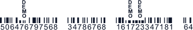 Sample Code 128Chr a