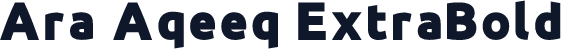 Ara Aqeeq ExtraBold