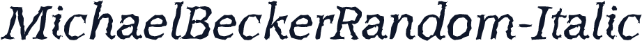 MichaelBeckerRandom-Italic