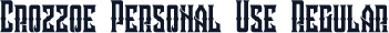 Crozzoe Personal Use Regular