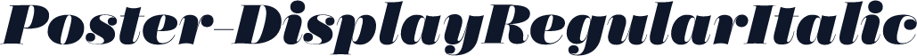 Poster-DisplayRegularItalic