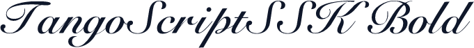 TangoScriptSSK Bold