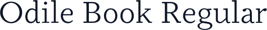 Odile Book Regular