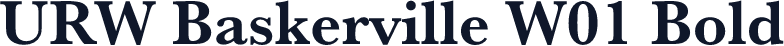 URW Baskerville W01 Bold