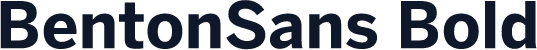BentonSans Bold