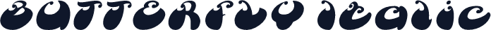 BUTTERFLY Italic