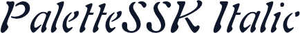 PaletteSSK Italic