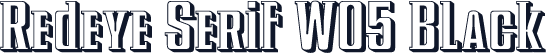 Redeye Serif W05 Black