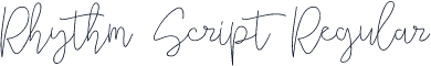 Rhythm Script Regular