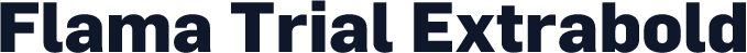 Flama Trial Extrabold