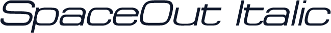 SpaceOut Italic