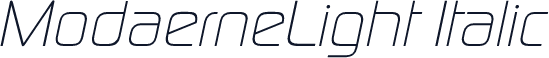ModaerneLight Italic