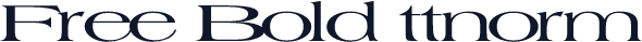 Free Bold ttnorm