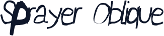 Sprayer Oblique