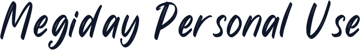 Megiday Personal Use