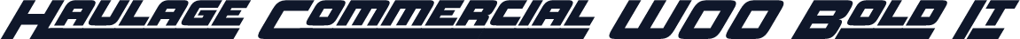 Haulage Commercial W00 Bold It