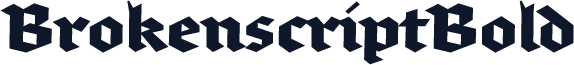 BrokenscriptBold