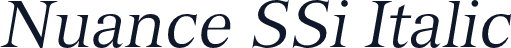 Nuance SSi Italic