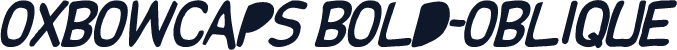 OxbowCaps Bold-Oblique