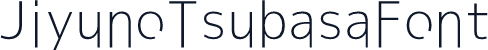 JiyunoTsubasaFont