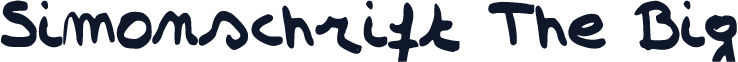 Simonschrift The Big