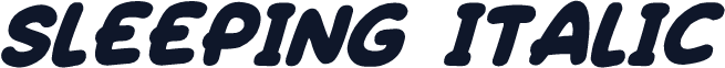 Sleeping Italic