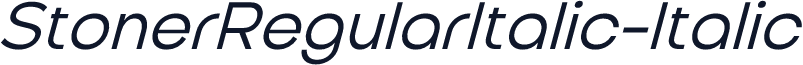 StonerRegularItalic-Italic