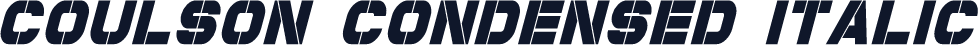 Coulson Condensed Italic
