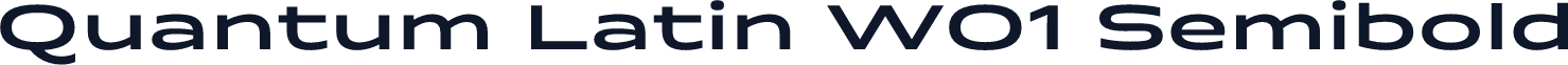 Quantum Latin W01 Semibold