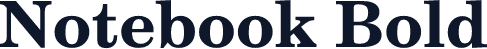Notebook Bold