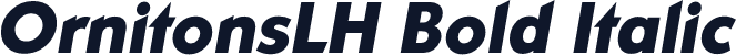 OrnitonsLH Bold Italic