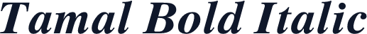 Tamal Bold Italic