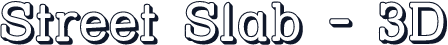 Street Slab - 3D