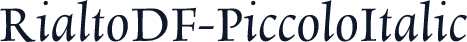 RialtoDF-PiccoloItalic