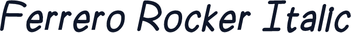 Ferrero Rocker Italic