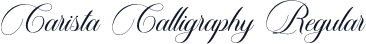 Carista Calligraphy Regular