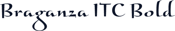 Braganza ITC Bold