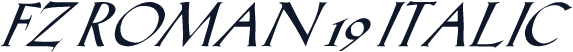 FZ ROMAN 19 ITALIC