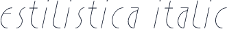 Estilistica Italic