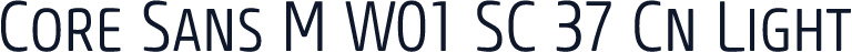 Core Sans M W01 SC 37 Cn Light