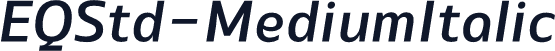 ☞EQStd-MediumItalic