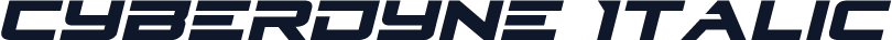 Cyberdyne Italic