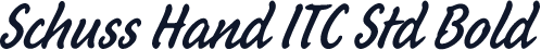 Schuss Hand ITC Std Bold