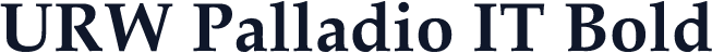URW Palladio IT Bold
