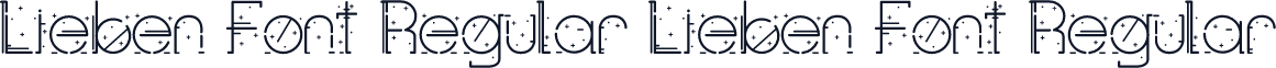 Lieben Font Regular Lieben Font Regular