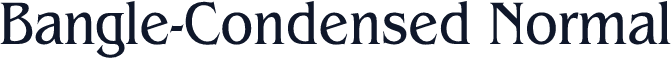 Bangle-Condensed Normal