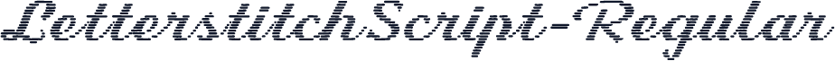 LetterstitchScript-Regular
